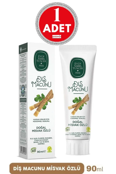 Eyüp Sabri Tuncer Diş Macunu Misvak Özlü 90 ml ürün görseli 1