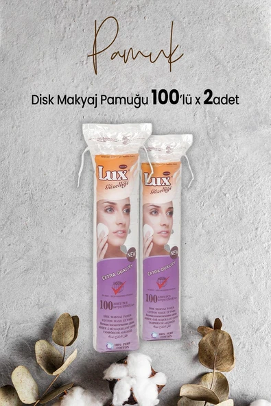 Lux Disk Makyaj Pamuğu 100'lü x 2 Adet ürün görseli 1