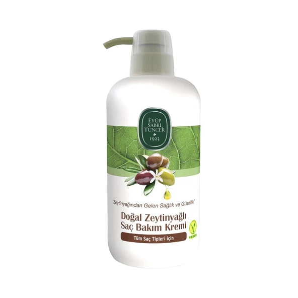 Eyüp Sabri Tuncer Doğal Zeytinyağlı Saç Kremi 600 ML Pet Şişe ürün görseli 1