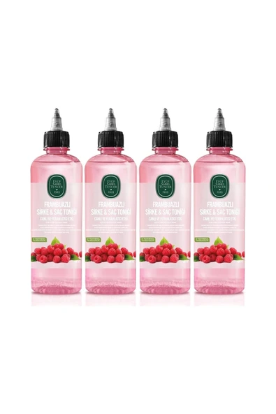 Eyüp Sabri Tuncer Frambuazlı Sirke & Saç Toniği 500 ml x 4 ürün görseli 1