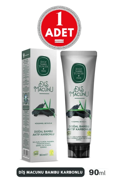 Eyüp Sabri Tuncer Diş Macunu Bambu Karbonlu 90 ml ürün görseli 1