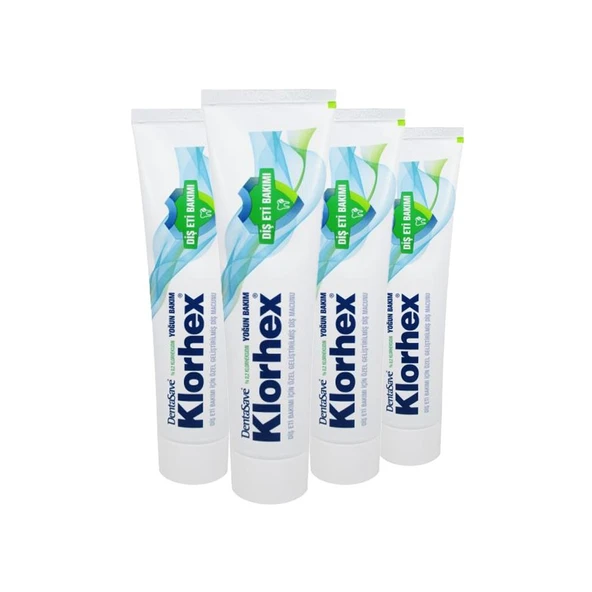 Dentasave Klorhex Diş Macunu Yoğun Bakım 75 ml x 4 ürün görseli 1