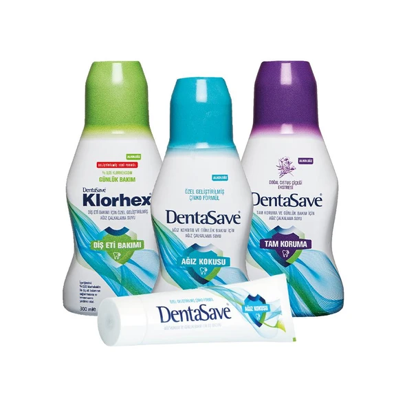 DentaSave Diş Macunu Çinko, Ağız Çalkalama Suyu Ağız Kokusu Çinko, Bakım Günlük ve Cistus 300 ml dvc-5004785-17230 ürün görseli 1
