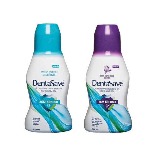 DentaSave Ağız Çalkalama Suyu Ağız Kokusu Çinko Formül ve Cistus Çiçeği 300 ml dvc-5004748-17163 ürün görseli 1