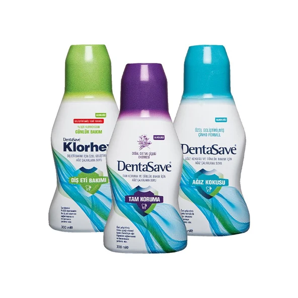 DentaSave Ağız Çalkalama Suyu Ağız Kokusu Çinko Formül, Günlük Bakım ve Cistus 300 ml dvc-5004764-17191 ürün görseli 1