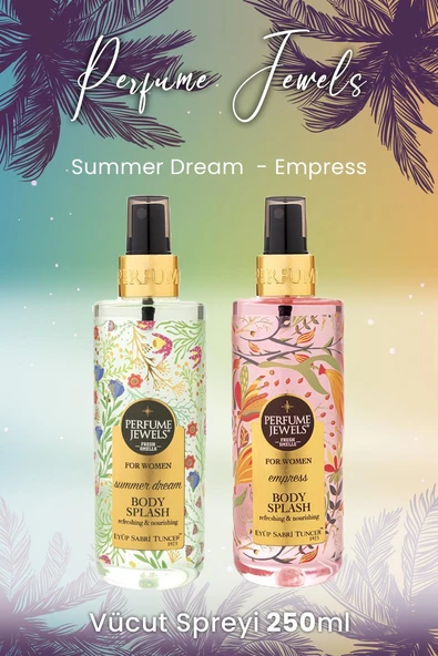 Eyüp Sabri Tuncer Body Splash Summer Dream 250 ml ve Empress 250 ml ürün görseli 1