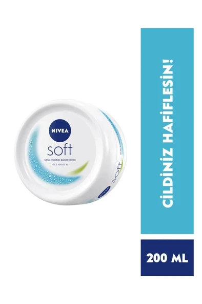 NIVEA Soft Nemlendirici Bakım Kremi 200 ml ürün görseli 1