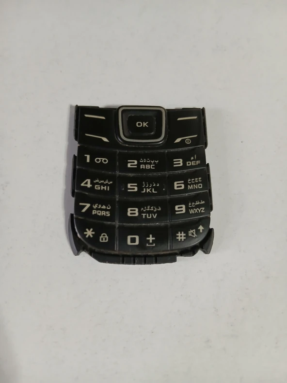ASLANTİC SAMSUNG E1205 TUŞ TAKIMI SİYAH ürün görseli 1