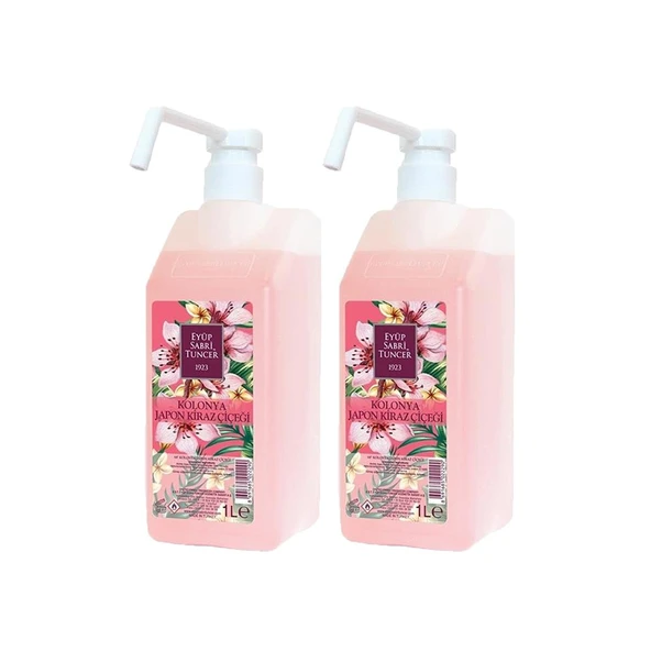 Eyüp Sabri Tuncer Japon Kiraz Çiçeği Kolonyası Sprey Başlıklı 1 lt x 2 ürün görseli 1