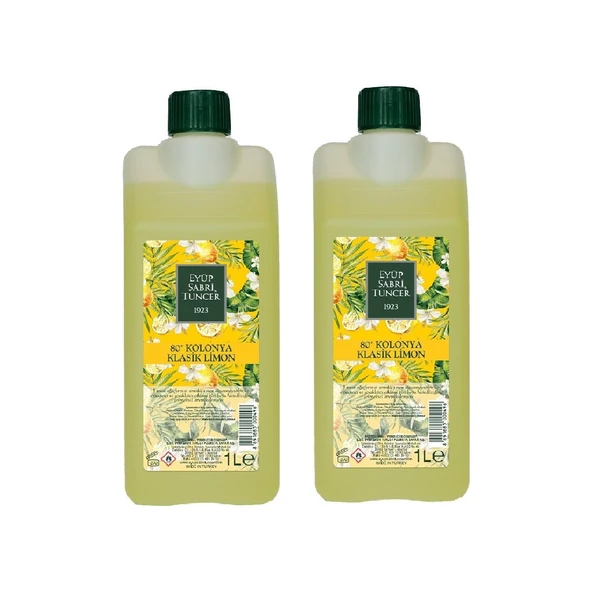 Eyüp Sabri Tuncer Klasik Limon Kolonyası 1 lt x 2 Adet ürün görseli 1