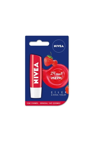 NIVEA Nıvea Dudak Bakım Kremi Çilek ürün görseli 1