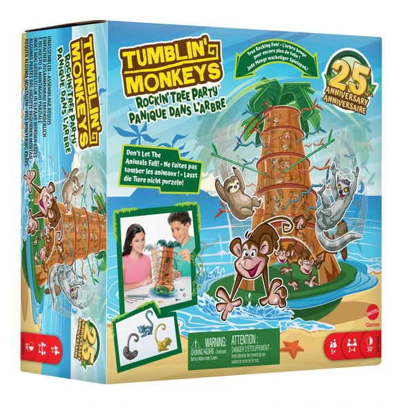 Tumblin Monkeys 25. Yıl Özel Kutu Oyunu Eğitici ve Eğlenceli Strateji Oyunu ürün görseli 1
