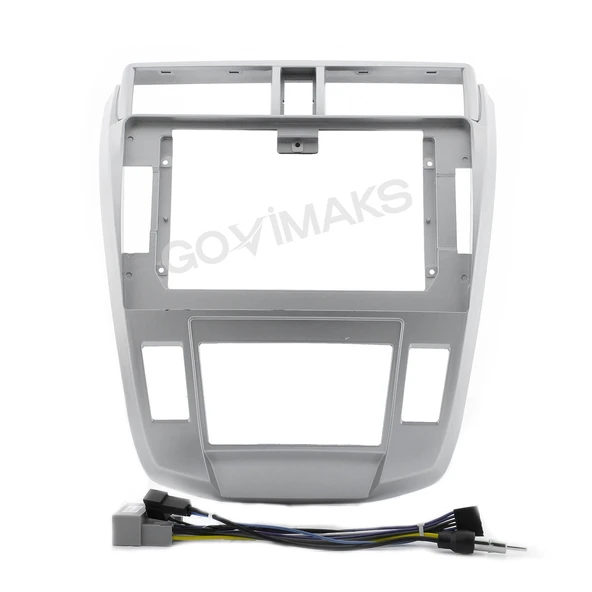 HONDA CITY 2009-2011 DIJITAL UYUMLU 10,1" GÜMÜŞ ANDROID MULTİMEDYA ÇERÇEVESİ - SOKET ürün görseli 1