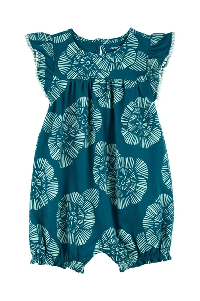 Carters Mavi Kız Bebek Kısa Tulum 1O950910M ürün görseli 1