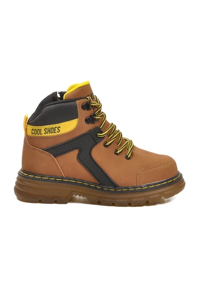 Sarı Fermuarlı Unisex Çocuk Bot - Resim 2