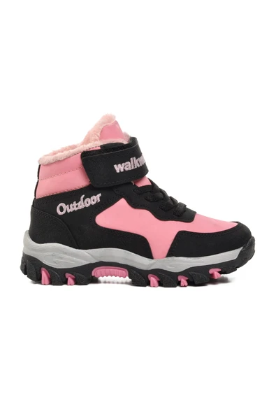 Pembe Cırt Cırtlı Çocuk Trekking ve Outdoor Bot ürün görseli 1
