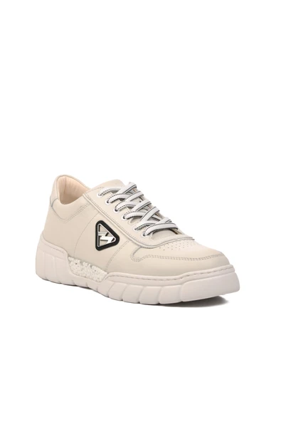 Beyaz Erkek Sneaker - Resim 3