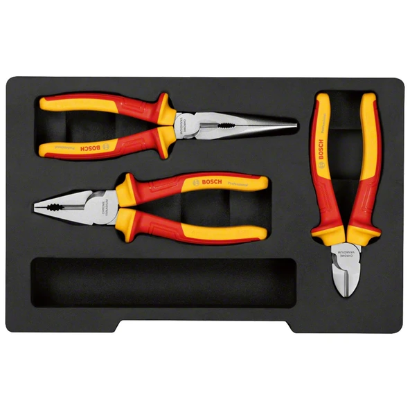 Bosch Professional VDE Pense Seti 3 Parça - 1600A02NG0 - Resim 2