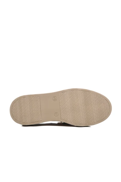 Bej Kadın Loafer Ayakkabı - Resim 5
