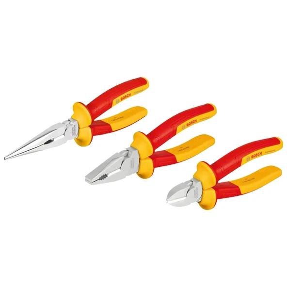 Bosch Professional VDE Pense Seti 3 Parça - 1600A02NG0 ürün görseli 1