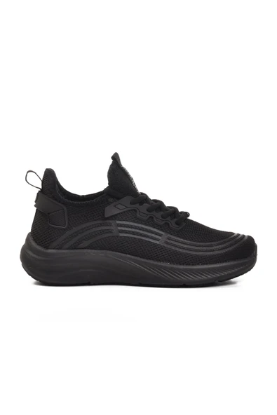 Siyah Siyah Unisex Spor Ayakkabı ürün görseli 1