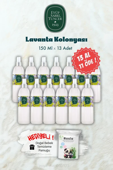 150 ML 13 AL 11 ÖDE Lavanta Kolonyası ve ROSIE Hediye ürün görseli 1