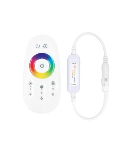 Dokunmatik uzaktan kumanda LED RGB kontrol cihazı DC 5-24V karartma dinamik modu ürün görseli 1