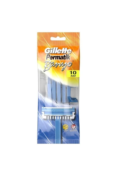 Gillette Permatik Banyo Kullan At 10'lu Tıraş Bıçağı ürün görseli 1