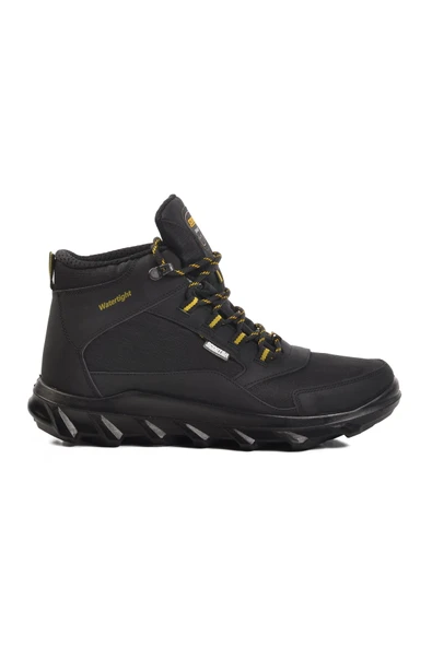 Siyah Tekstil Siyah Sarı Su Geçirmez Trekking Outdoor Bot ürün görseli 1