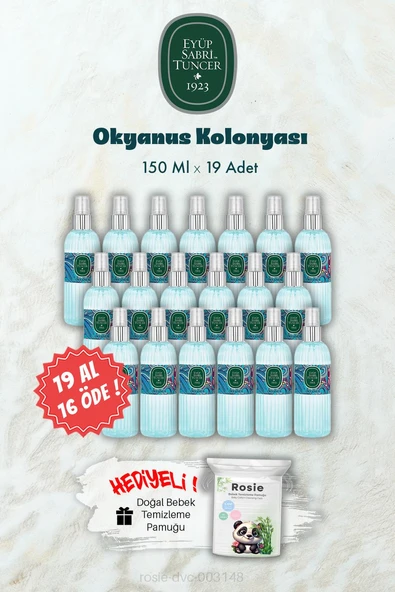 19 AL 16 ÖDE 150 ML Okyanus Kolonyası ve ROSIE Hediye ürün görseli 1