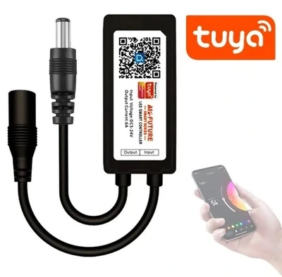 TUYA LED Kontrol mini DC Wifi dimmer 5-24V 12A APP ios android alexa siri google xiaomi smart home ses kontrolü uygulama ürün görseli 1