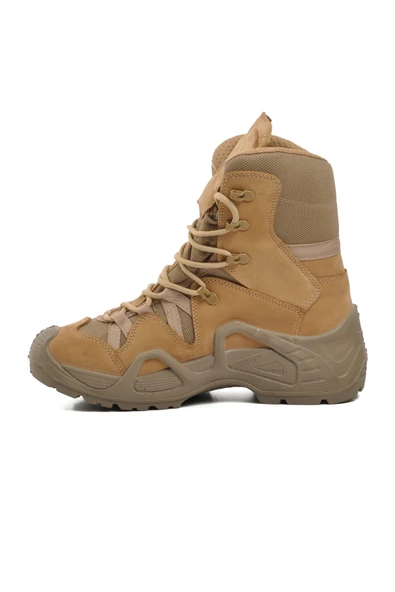 Bej Nubuk Trekking Outdoor Bot - Resim 2