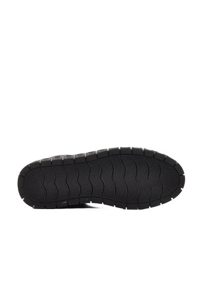 Siyah Nubuk Sneaker Erkek Bot - Resim 5