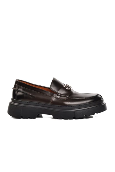 Kahve Açma Erkek Loafer Ayakkabı Premium ürün görseli 1