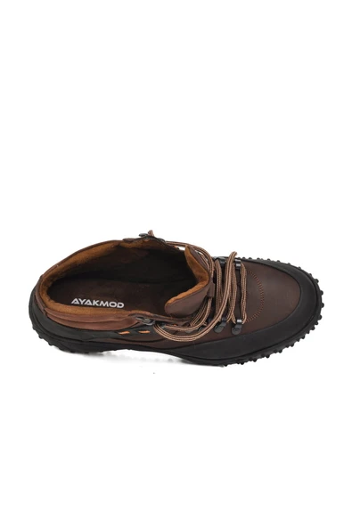 Siyah Kahve Sneaker Erkek Bot - Resim 4