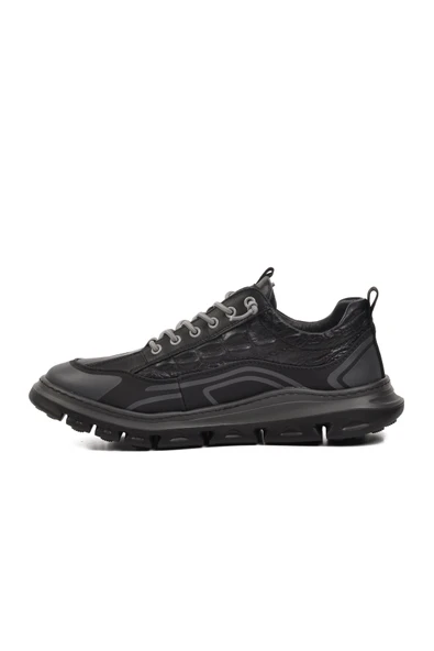 Siyah Erkek Sneaker - Resim 2