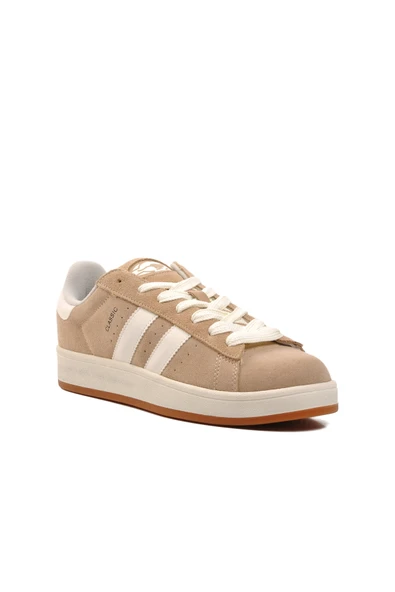 Bej Unisex Hafızalı Taban Sneaker - Resim 3
