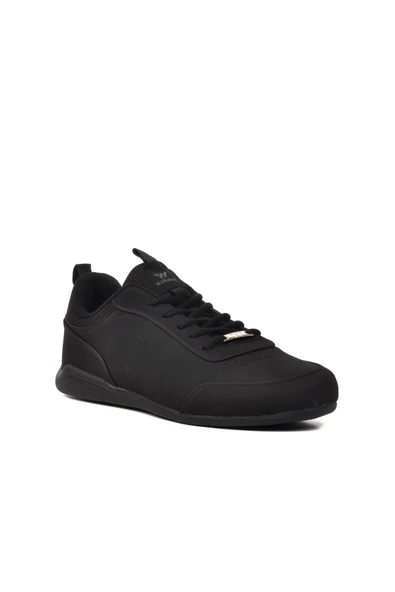 Siyah Nubuk Erkek Sneaker - Resim 3