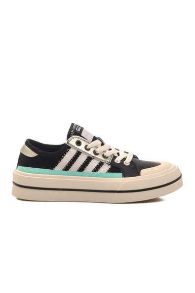 Siyah Kadın Spor Ayakkabı Sneaker ürün görseli 1