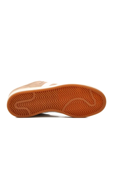 Bej Unisex Hafızalı Taban Sneaker - Resim 5