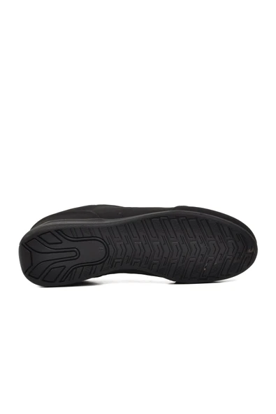 Siyah Nubuk Erkek Sneaker - Resim 5
