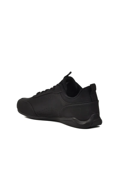 Siyah Nubuk Erkek Sneaker - Resim 4