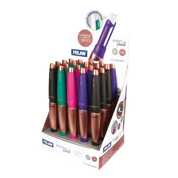 MILAN 185032920 CAPSULE COPPER VERSATİL KALEM 0,5MM - 20ADET ürün görseli 1