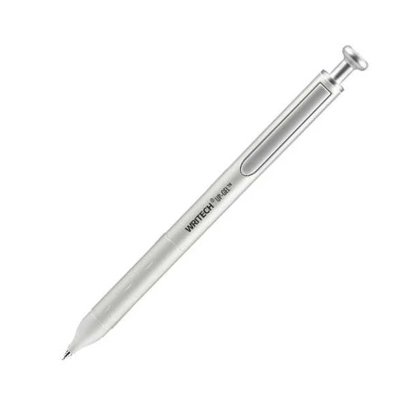 WRITECH W-0156 METAL UP BEYAZ GÖVDE 0,7MM MAVİ JEL KALEM - 6'LI KUTU ürün görseli 1