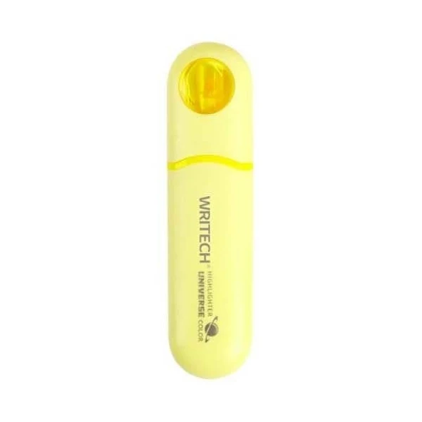 WRITECH W-8154 ASTRONOT FOSFORLU KALEM NEON SARI - 12'Lİ KUTU ürün görseli 1