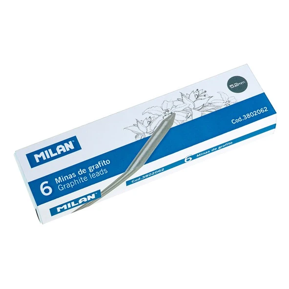 MILAN 3802062 GRAPHITE B 5,2MM KALEM UCU - 6ADET ürün görseli 1