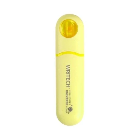 WRITECH W-8154 ASTRONOT FOSFORLU KALEM PASTEL SARI - 12'Lİ KUTU ürün görseli 1
