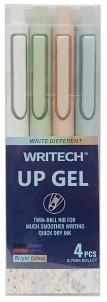 WRITECH W-0154 UP 0,5MM MAVİ JEL KALEM - 4'LÜ ürün görseli 1