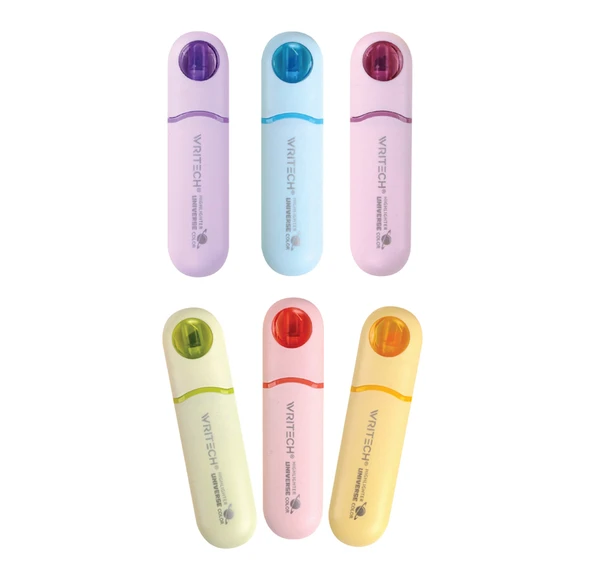 WRITECH W-8154 ASTRONOT FOSFORLU KALEM PASTEL YEŞİL - 12'Lİ KUTU ürün görseli 1