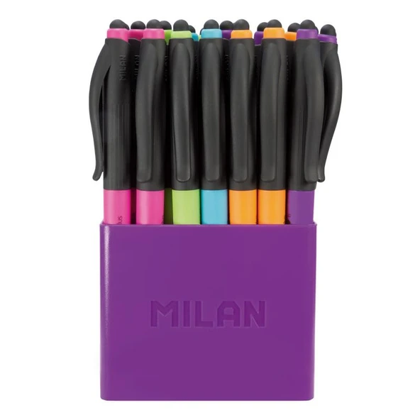 MILAN 176592124 STYLUS COLOUR TÜKENMEZ KALEM - 24ADET ürün görseli 1